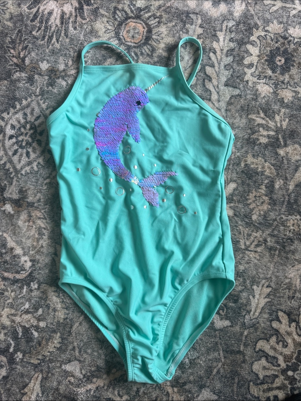 Girls Gap Sequin Swimsuit